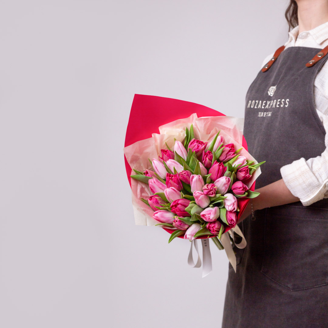 заказать букет Микс с тюльпанами Династия