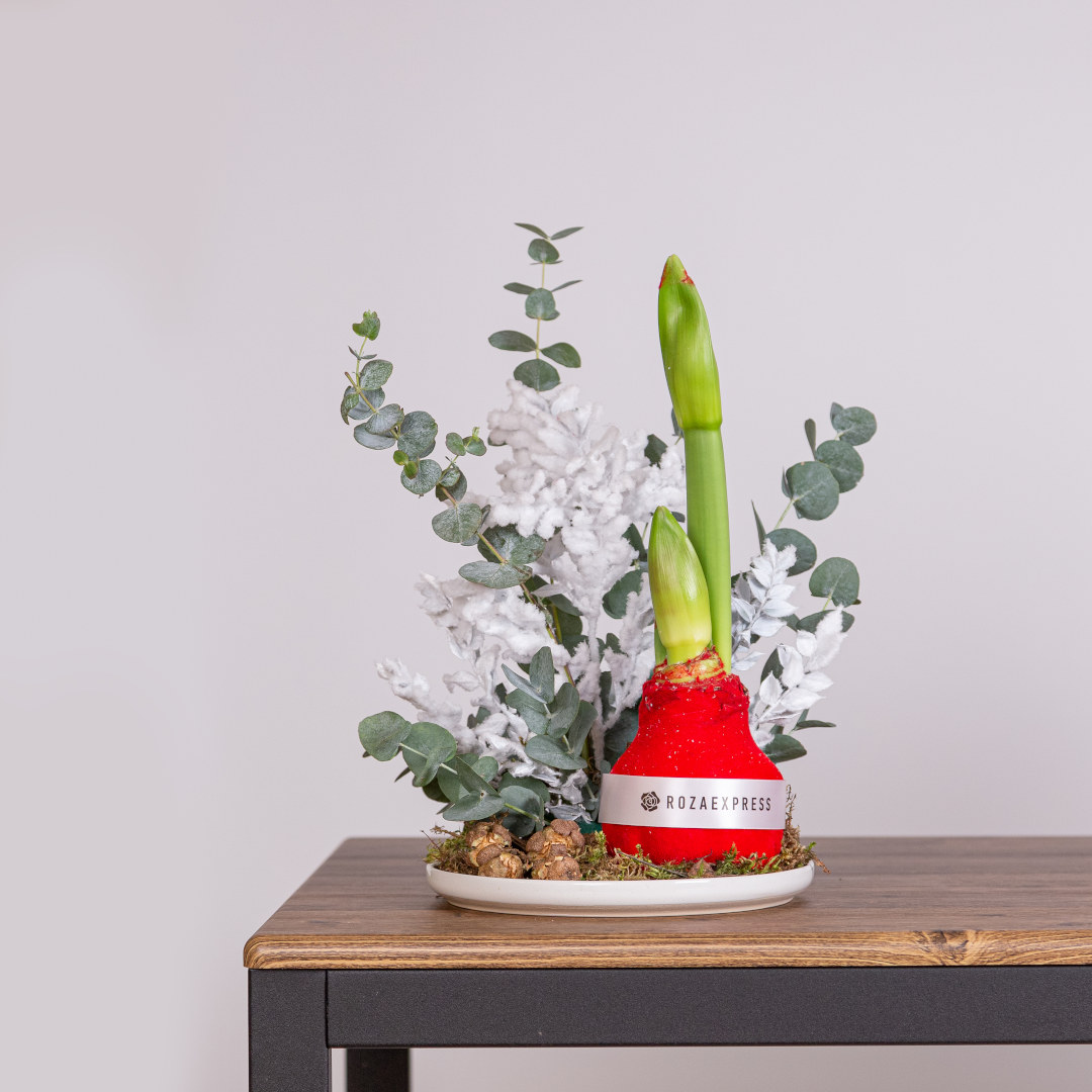 заказать букет Зимняя композиция 16